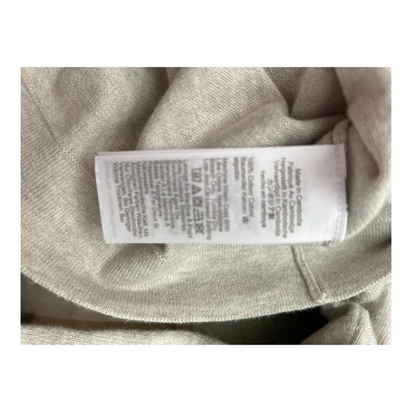 J. Crew Light Gray Ruffled Neck Sweater - Picture 6 of 9